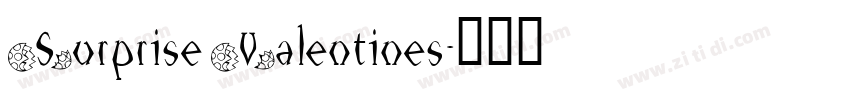 Surprise Valentines字体转换